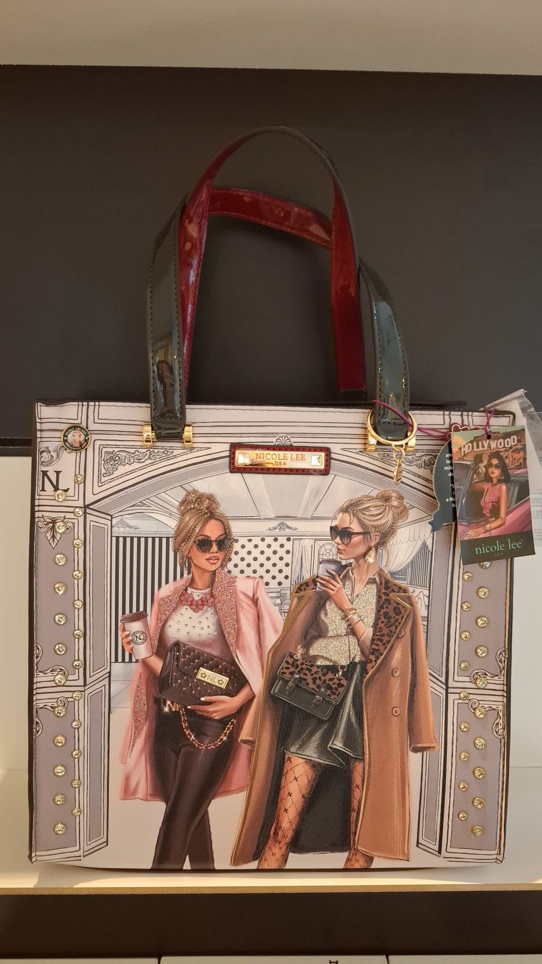 BORSA NICOLE LEE IN PELLE