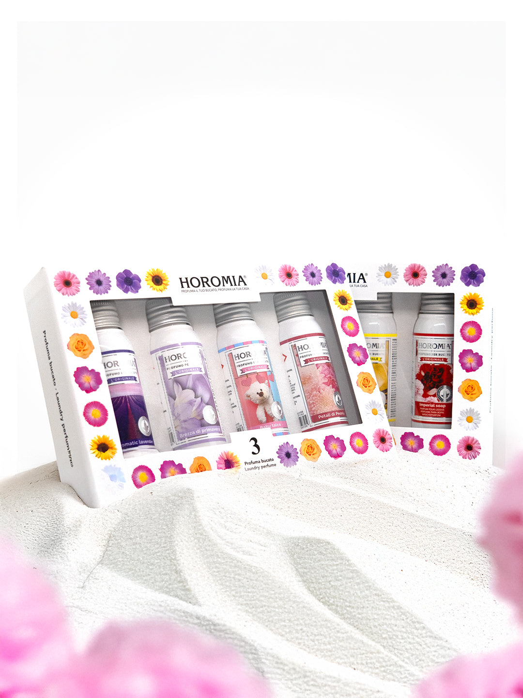 SET REGALO 4 MINI PROFUMATORI BUCATO HOROMIA