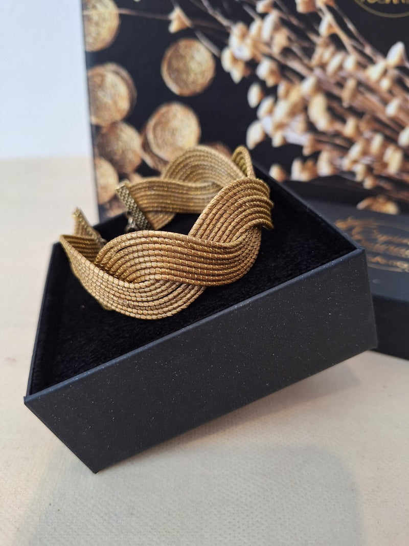 BRACCIALE IN ORO VEGETALE