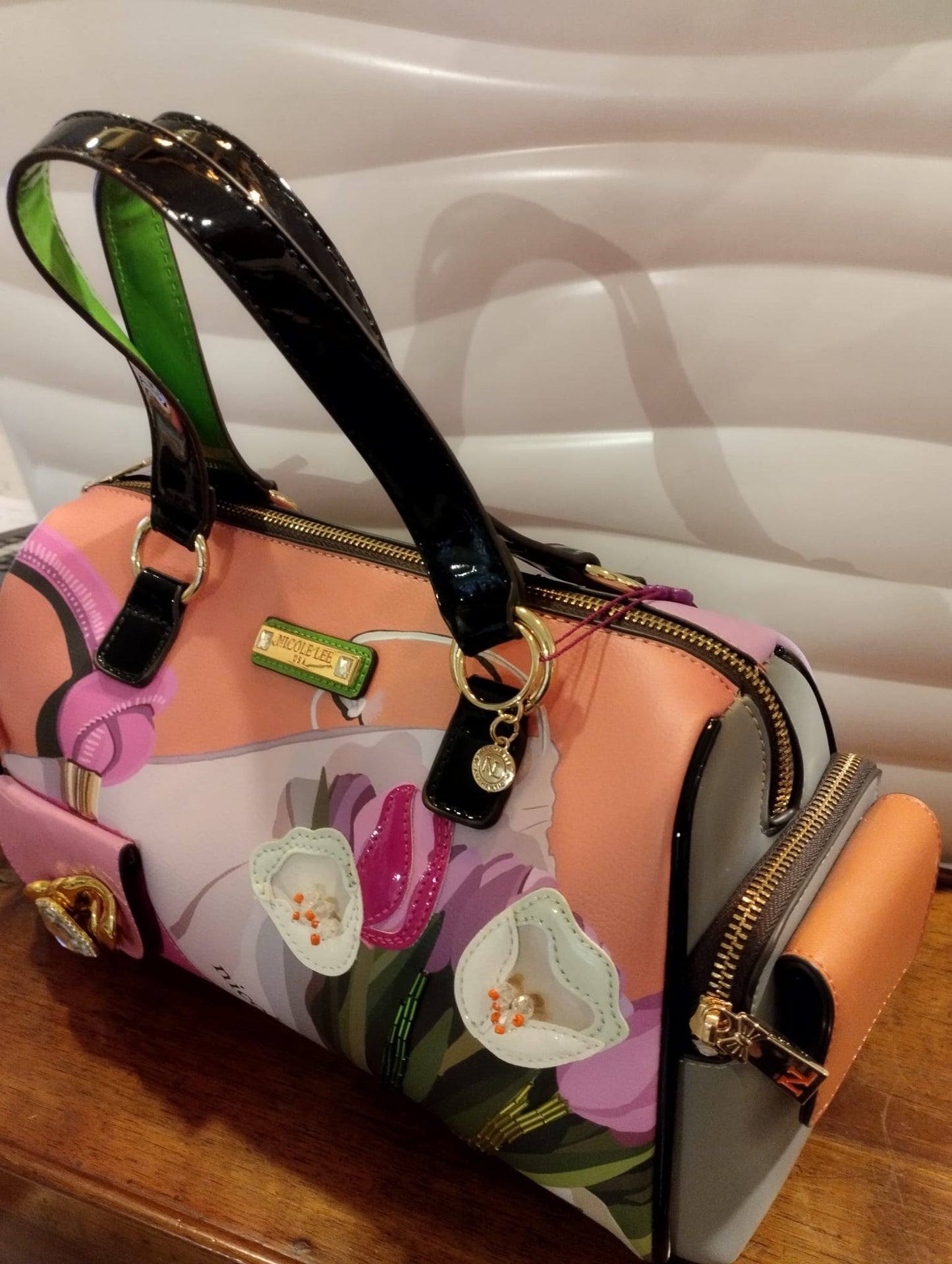 BAULETTO NICOLE LEE GIOIELLO IN PELLE